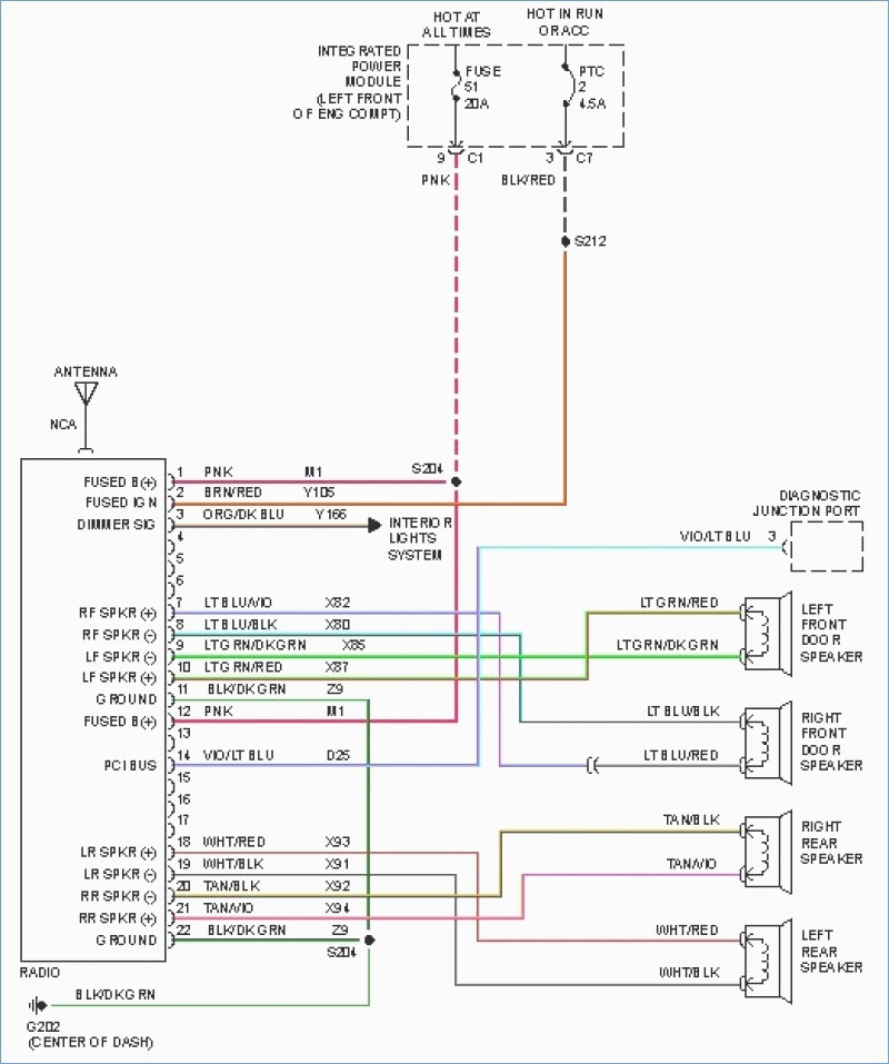 2000 Dodge Dakota Radio Wiring Diagram Pics Wiring Collection