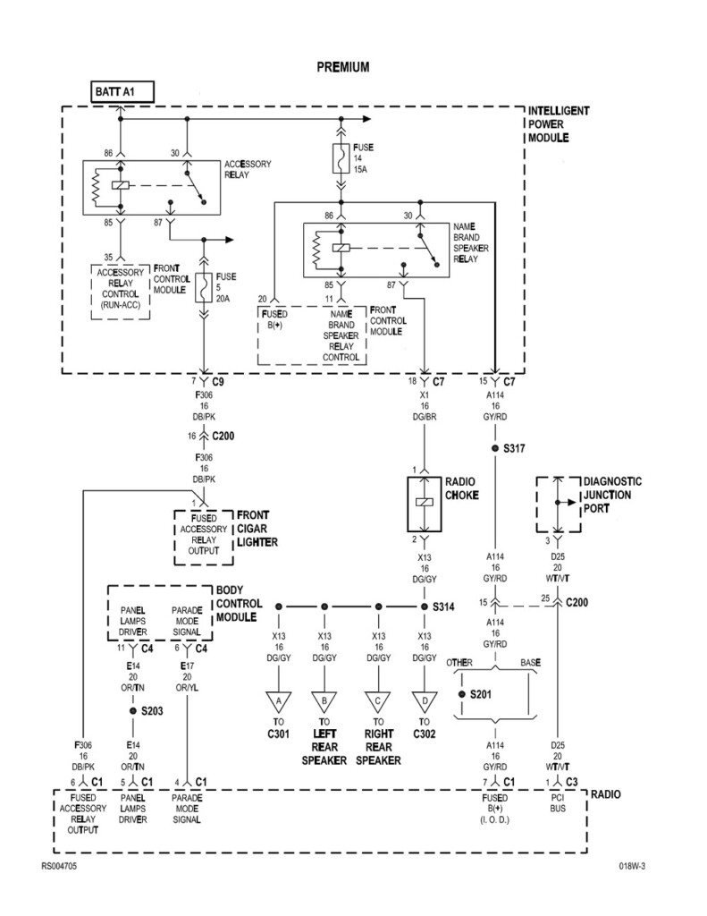 2005 Dodge Caravan Wiring Schematic