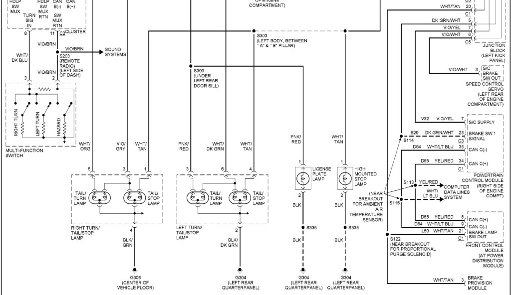 2005 Dodge Durango Taillight Issue I Tried Wiring In Trailer 