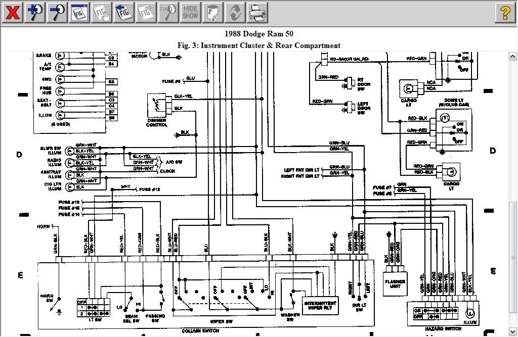 Wiring Diagram For 1995 Dodge Ram 2500 Instrument Cluster Pics Wiring