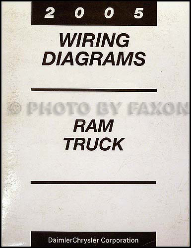 2005 Dodge Ram Truck Wiring Diagram Manual Original - 1993 Dodge RAM Pickup Wiring Diagram