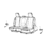 2015 Ram 2500 Wiring Rear Seats Mopar Parts Giant - 2015 Dodge RAM 2500 Seat Belt Wiring Diagram