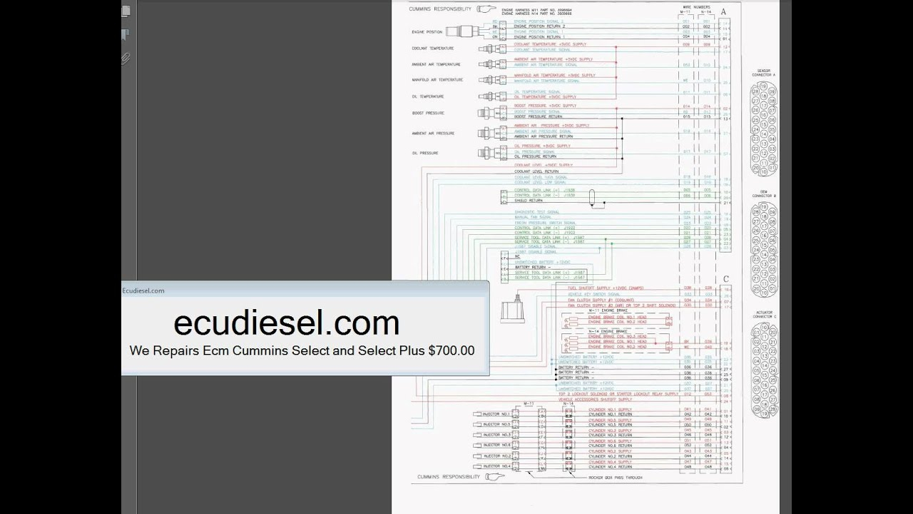Cummins Ecm Wiring Diagram YouTube From Cummins Ram 2500 Timp Wiring Diagram Cummins Ecm Wiring Diagram YouTube - Cummins Ram 2500 Timp Wiring Diagram