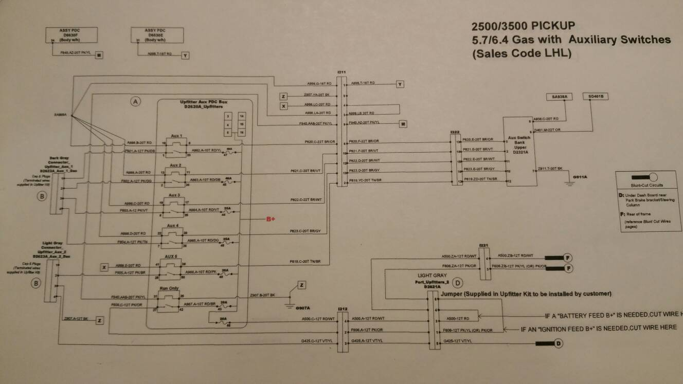 DIY Add Auxiliary Switches To A 2016 RAM 2500 Tradesman DODGE RAM From Dodge RAM Wl2500 4 Pin Wiring Diagram DIY Add Auxiliary Switches To A 2016 RAM 2500 Tradesman DODGE RAM - Dodge RAM Wl2500 4 Pin Wiring Diagram
