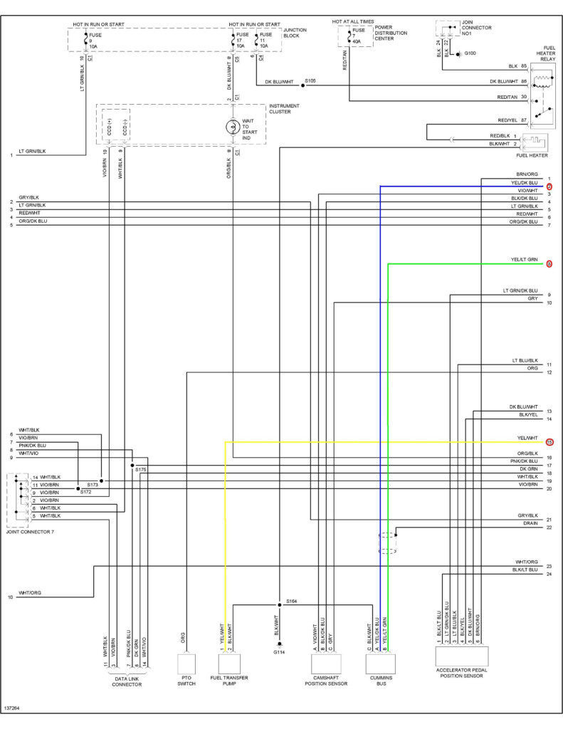 My 2000 Dodge Has A 5 9 Cummins I Am Not Getting Power To The Lift  - 2003 Dodge RAM 2500 Diesel Fuel Pump Wiring Diagram