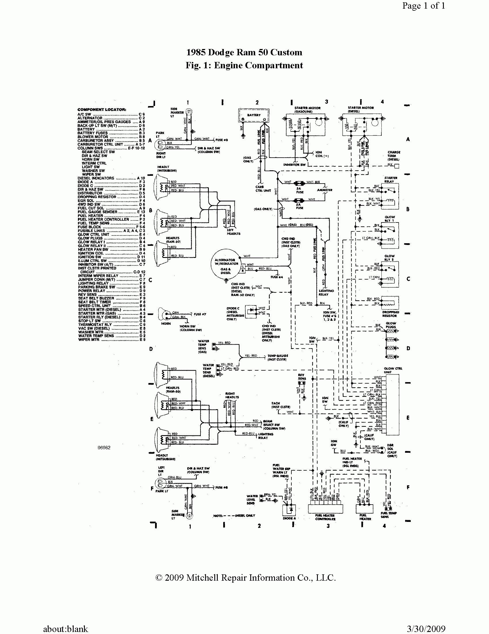 Need Igintion Wiring Diagram For Dodge Ram 50 1985 From 1985 Dodge RAM Engine Wiring Diagram Need Igintion Wiring Diagram For Dodge Ram 50 1985 - 1985 Dodge RAM Engine Wiring Diagram