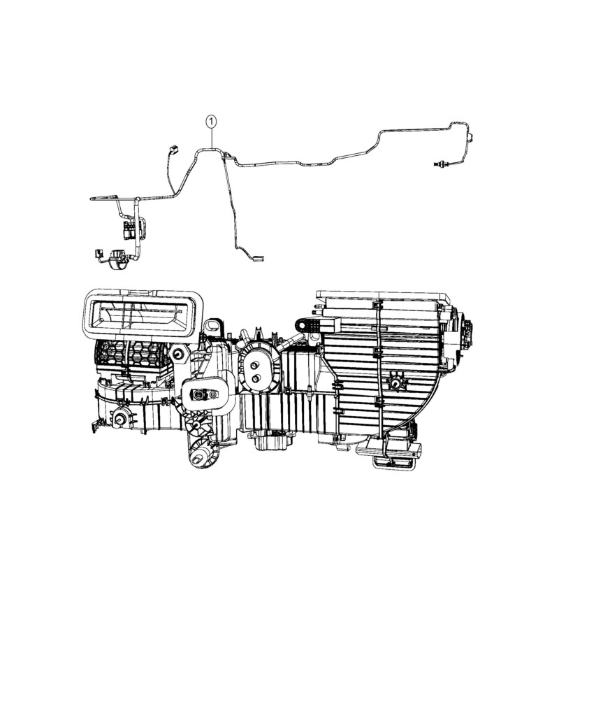 Ram 1500 Wiring Used For A c And Heater 68396054AA Chrysler Jeep  - 2018 Ram 1500 Head Unit Wiring Diagram