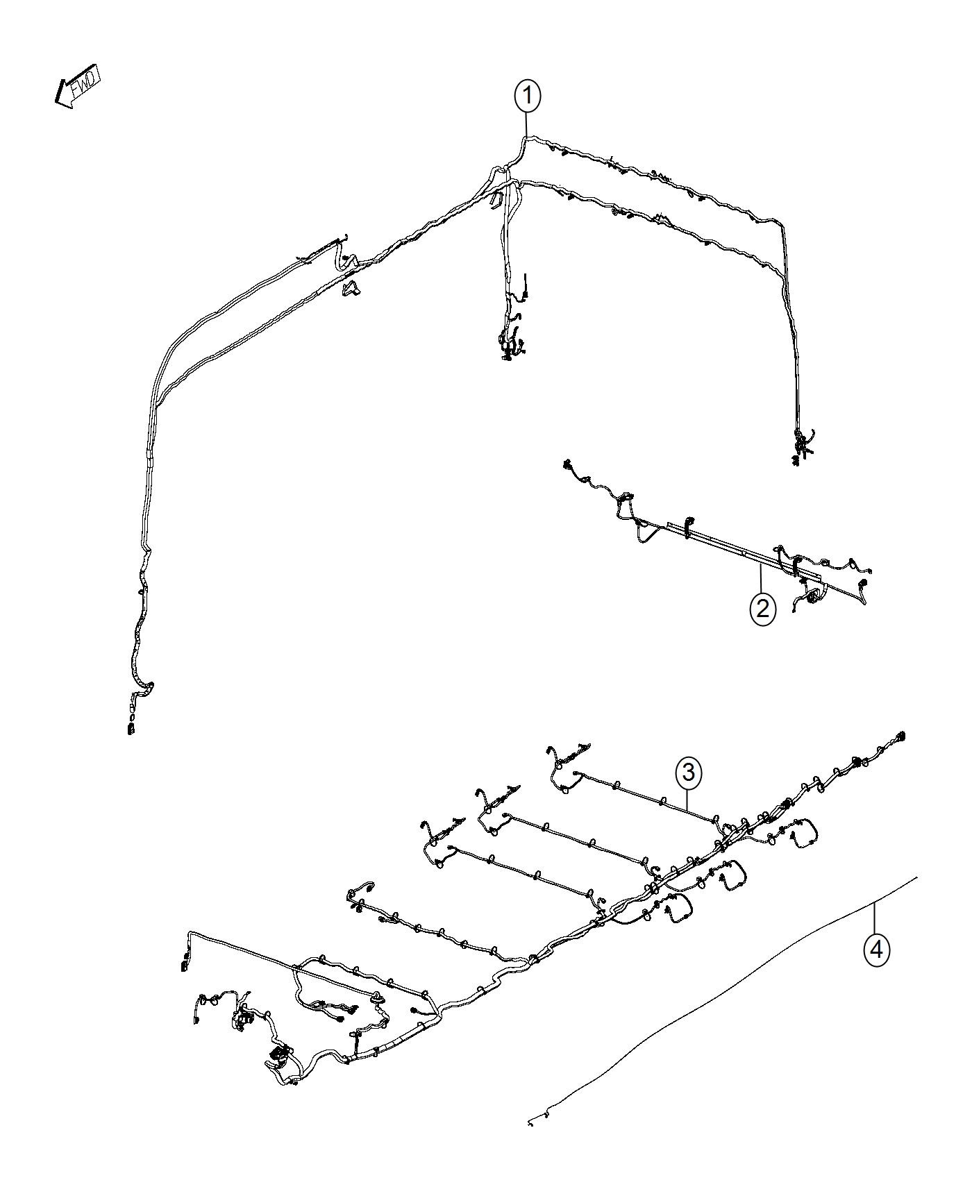 RAM PROMASTER Wiring Body Interior 68311887AC Mopar Parts From 2015 Ram 1500 Uconnect 8.4 Wiring Diagram RAM PROMASTER Wiring Body Interior 68311887AC Mopar Parts - 2015 Ram 1500 Uconnect 8.4 Wiring Diagram