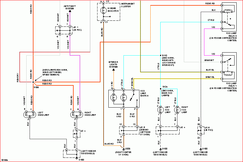 Where s The Headlight Relay Located On A 98 Dodge 5 9L Diesel 3500 24  - 2010 Ram 3500 Headlight Wiring Diagram