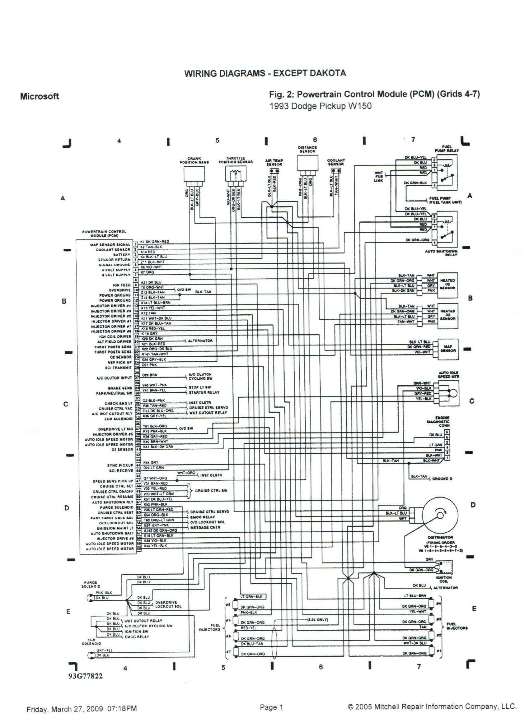 Wiring Diagram Electrical Wiring Diagram Electrical 2001 Dodge Ram  - 97 Dodge RAM 1500 Transmission Wiring Diagram